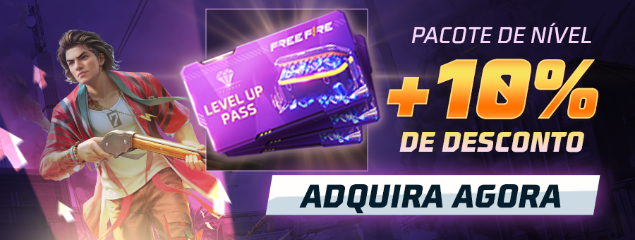 Banner promocional 3 do Centro de Recarga Free Fire