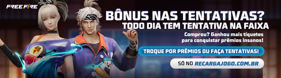 Evento especial com bônus nas tentativas